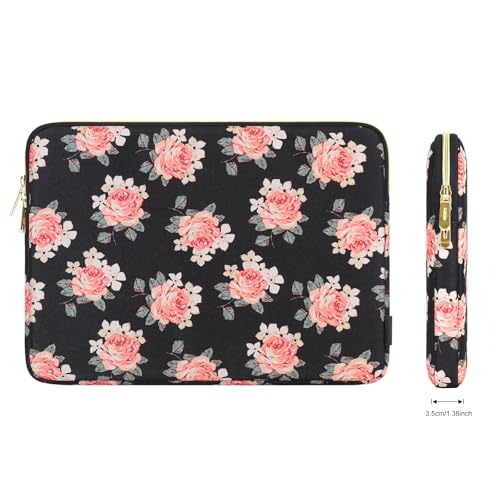 DOMISO 17 inch Laptop Sleeve Protective Case Cover Compatible with 17-17.3 inch HP Dell ASUS Lenovo Chromebook,Waterproof Computer Cases Bag with Accessory Pouch,Black - color: Black, size: 17 inch