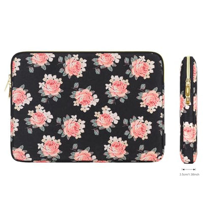 DOMISO 17 inch Laptop Sleeve Protective Case Cover Compatible with 17-17.3 inch HP Dell ASUS Lenovo Chromebook,Waterproof Computer Cases Bag with Accessory Pouch,Black - color: Black, size: 17 inch