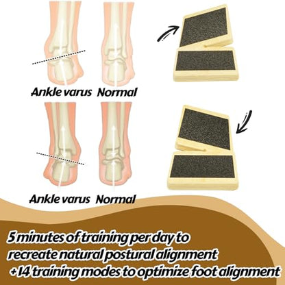 Ankle Foot Balance Board Trainer - Enhancer for Ankle Sprain Recovery Training, Balance and Stability Trainer for Daily Exercise, Wobble Board for Physical Therapy, Balance Training with Storage Bag