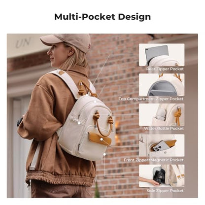 K&F CONCEPT Camera Backpack, DSLR/SLR Small Camera Bags for Photographers, Water-Resistant 2-in-1 Photography Backpack with 10.1” Tablet Compartment