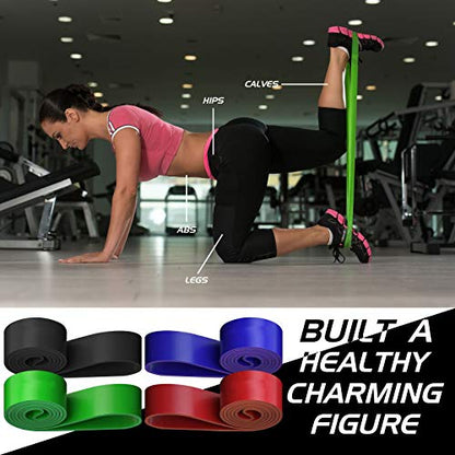 Laser Sports Dual‑Sided Exercise Sliding Discs with 4 Resistance Bands & Storage Bag – Core Sliders for Ab Workouts, Strength Training, Home Gym Fitness, Physical Therapy & Low‑Impact Exercise