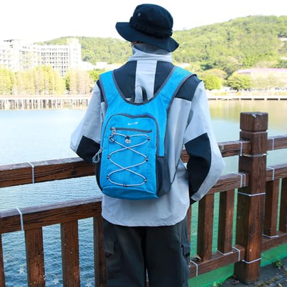 BOVIP 20L Hiking Backpack Lightweight Packable Hiking Daypack Small Travel Outdoor Foldable Shoulder Bag Blue - color: Blue 1