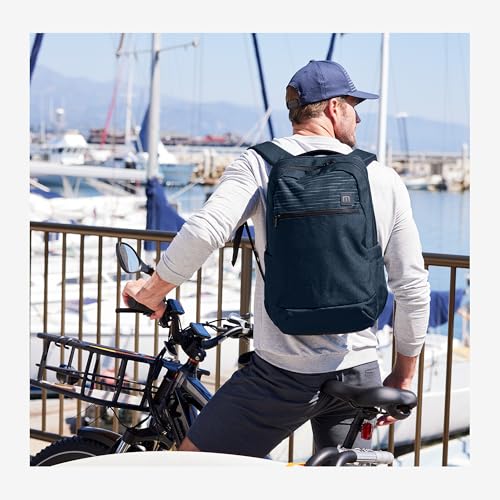 TravisMathew Approach Backpack with Laptop Sleeve, Water-Resistant Everyday Bag for Work, Travel & Hiking, Shadow Grey - color: Shadow Grey