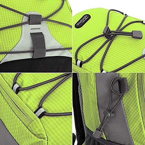 Bseash 10L Small Hiking Backpack for Kids Ages 3-6 Girls Boys Under 4 feet - color: Apple Green