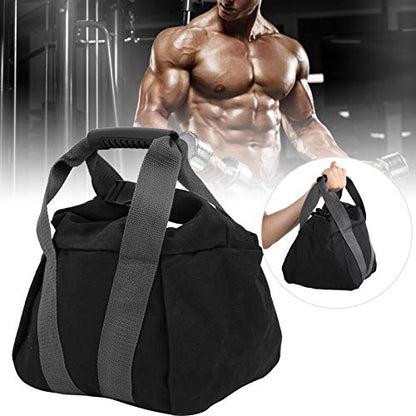 Canvas Weightlifting Training Sandbag, Fitness Sandbag with Comfortable Handle, Durable Tear - Resistant Filling Load Sandbag for Home Gym and Travel Workouts