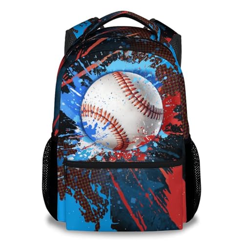 COZYAURA Backpack for Kids - Baseball Backpacks for School - 17 Inch Sports Bookbag for Boys Teens - Youth Back Pack for Elementary Middle School - color: Style-3