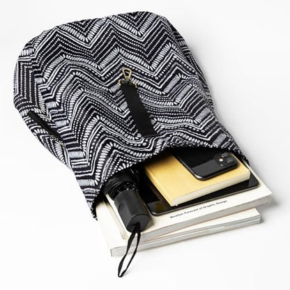 Black Butterfly Boho Backpack Purse for Women, Lightweight Fabric Daypack with Top Handle for Travel & Casual Daily Use - color: 40-black