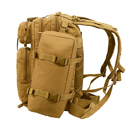 Seibertron Falcon Water Repellent Hiking Camping Backpack Compact Pack Summit Bag Khaki 37L(1+2) - color: Khaki 37l+ 2 Detachable Packs