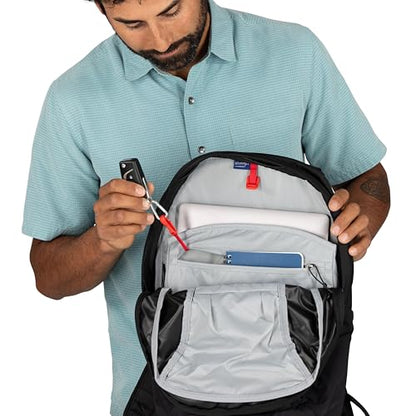 Osprey Farpoint 55L Men's Travel Backpack - Carry On Bag with Personal Item Sized Detachable Daypack, Antique Blue - color: Antique Blue, style: 55l