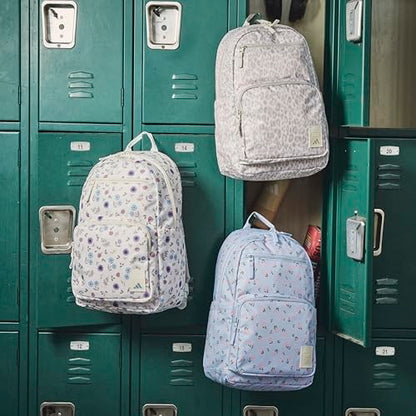 adidas Lineage Backpack for Laptop, School and Travel, 22L, Distilled Pink, OSFA - color: Distilled Pink
