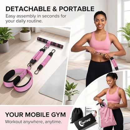 New Pedal Resistance Band with Handle, Sturdy Material, Multifunctional Adjustable, Weight 30lbs 60lbs 90lbs, Suitable for Full-Body Workouts, A Portable Fitness Tool Suitable for Both Men and Women