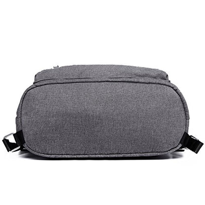 KAUKKO Drawstring Sports Backpack Gym Yoga Bag Shoulder Rucksack for Men and Women - color: Dark Grey