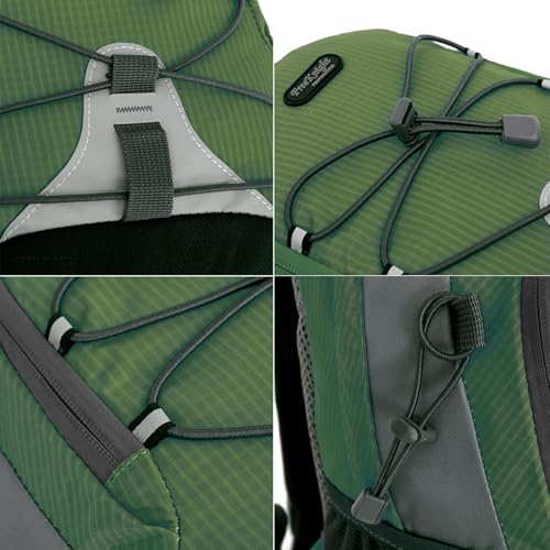 Bseash 10L Small Hiking Backpack for Kids Ages 3-6 Girls Boys Under 4 feet - color: Army Green