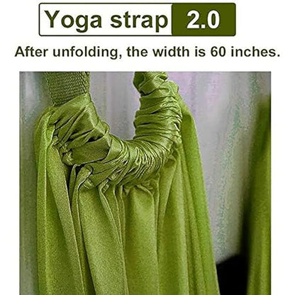2026 New Adjustable Yoga Stretching Strap with Door Anchor, Multi-Functional Leg & Back Flexibility Trainer for Pilates, Aerial Yoga, Splits, Dance, Gymnastics, Physical Therapy