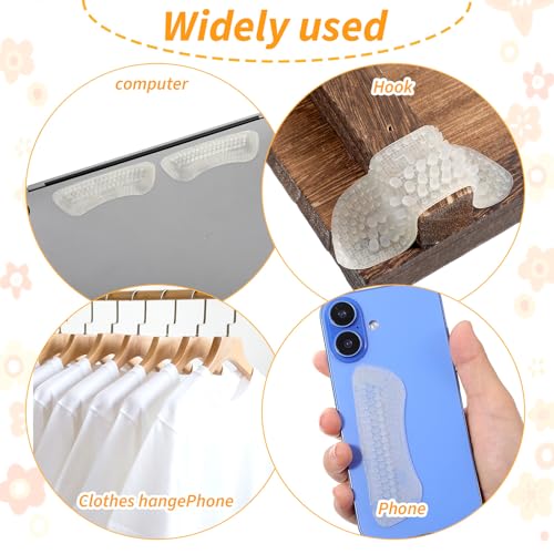 4 Pcs Shoulder Bag Straps Gripper Anti-Slip, Silicone Purse Shoulder Strap Grippers for Bags, Non-Slip Convex Dots Strap Gripper Holder for Men, Women Handbag Gummy - color: clear