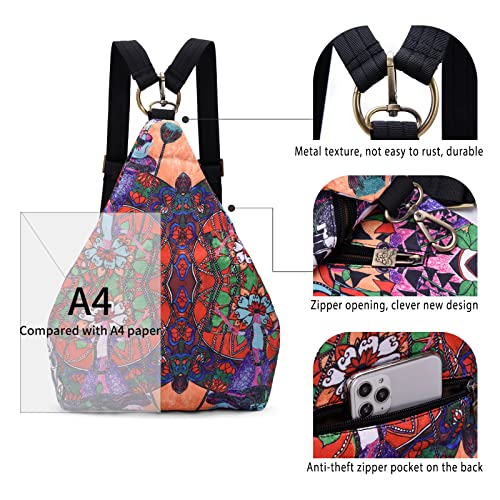 Black Butterfly Premium Backpack for Women, Bohemia Style Fashion Casual Daypack Backpack, Small Backpack Purse (20-multicolor) - color: 20-multicolor