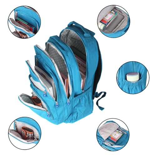 Waterproof Casual Daypacks Superbreak Backpack 24L Laptop Backpack for Women & Men Fits Tourism Business (Blue)