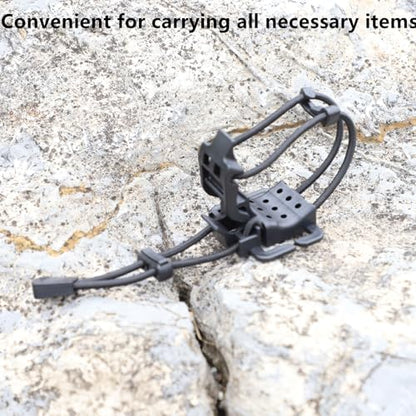 Tactical Gear Molle Clips, Multipurpose Backpack Binding Clip Walking Stick Fixed Clip Outdoor Hook Backpack Accessories for Clipping Gear to Backpack