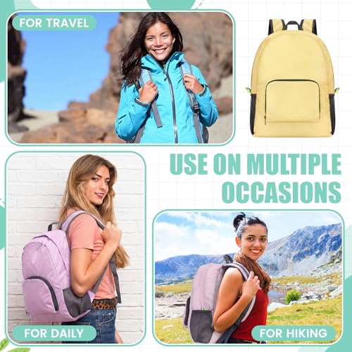 Jexine 10 Pcs Backpacks in Bulk 16.5 Inches Back Pack Basic Backpack for Adult Lightweight Outdoor Travel Book Bags(Spring Pastel) - color: Spring Pastel