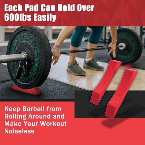 Deadlift Jack Alternative (1 Pair) Easy to Load and Unload Weight Plates, Perfect for Deadlift, Crossfit, Powerlifting, Weightlifting, Home Gym for Your Gym Bag - color: B: Claret-Red