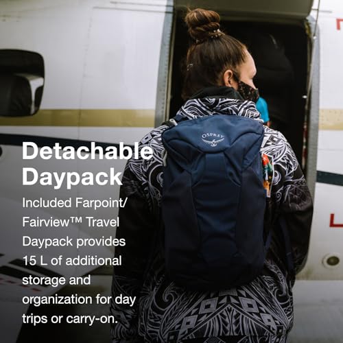 Osprey Farpoint 70L Men's Travel Backpack, Tunnel Vision Grey - color: Tunnel Vision Grey, size: 70L
