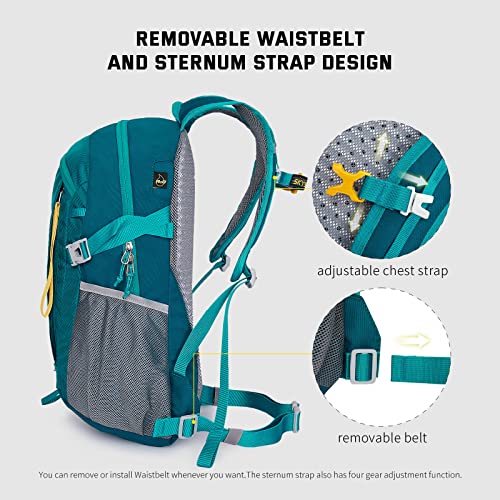 SKYSPER Small Hiking Backpack, 20L Lightweight Travel Backpacks Hiking Daypack for Women Men - color: Lantc20-teal, size: 20l