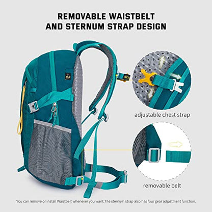 SKYSPER Small Hiking Backpack, 20L Lightweight Travel Backpacks Hiking Daypack for Women Men - color: Lantc20-teal, size: 20l