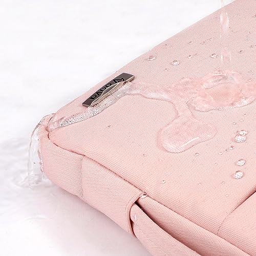 Voova Laptop Sleeve Carrying Case 14 15 Inch Compatible with MacBook Air 15 M2/M3/M4 2022-2025, MacBook Pro 15, Hp Chromebook 14, Waterproof Slim Computer Cover Bag,Sakura Pink - color: Sakura Pink, size: 14-15 Inch