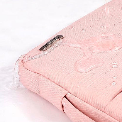 Voova Laptop Sleeve Carrying Case 14 15 Inch Compatible with MacBook Air 15 M2/M3/M4 2022-2025, MacBook Pro 15, Hp Chromebook 14, Waterproof Slim Computer Cover Bag,Sakura Pink - color: Sakura Pink, size: 14-15 Inch