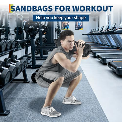 GarveeLife Workout Sandbag Unfilled - 5-200 LBS Heavy Duty Fitness Sandbag for Strength Training, Core & Full-Body Exercises | Adjustable Weight Home Gym - size: 5-25 LB
