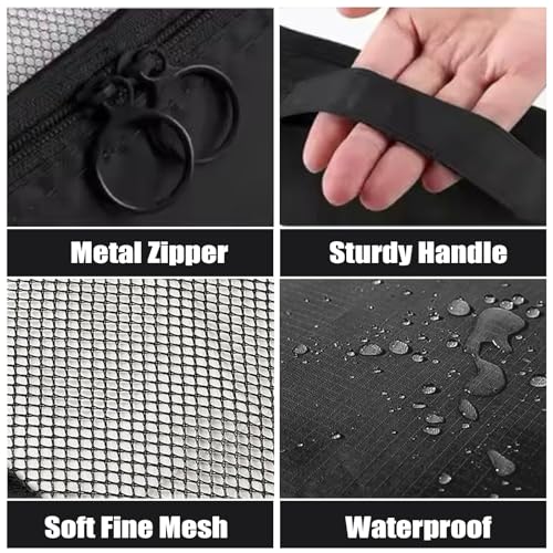 8 Set Packing Cubes For Travel-Travel Essential Carry On Luggage Organizer,Bring Laundry Bag, Shoe Bag, Clothing And Underwear Bag (Black) - color: Black