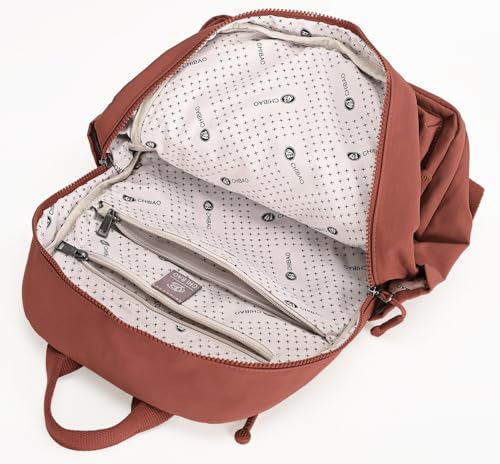 Backpack Purse for Women Small Backpack Nylon Travel Backpack - color: Red