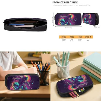Astronaut Backpack for Boys Backpack with Lunch Box Water Bottle Holder and Pencil Case Pouch 4 in 1 Cute Backpacks for Boys Bookbag with Front Pocket Back to School Supplies - color: Astronaut