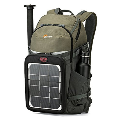 Lowepro LP37015-PWW, Flipside Trek BP 350 AW Backpack for Camera, Stores DSLR with Lens Attached, Extra Lenses, Tripod, 10 Inch Tablet Grey/Dark Green - size: BP 350