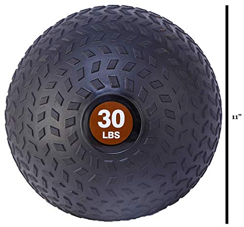Fitvids Slam Medicine Wall Balls Workout Exercise Fitness Weighted Balls for Cross Training, Strength and Conditioning Exercises, Cardio and Core Workouts - style: 30 Pounds