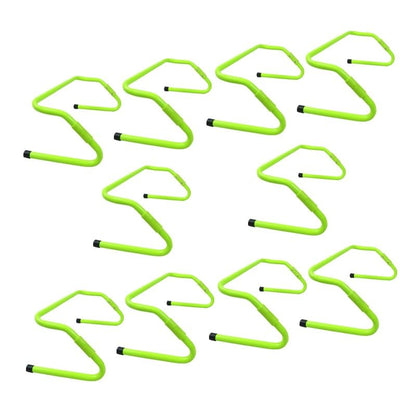 SRNSAEB Kids Adjustable Hurdle 20 15 10 8 6 5 Pcs, Rotatable Pediatric Hurdles with Portable Carry Strap, Park/Backyard/Home Agility Training Equipment Hurdle Set for Students/Preschoolers(10pcs) - size: 10pcs