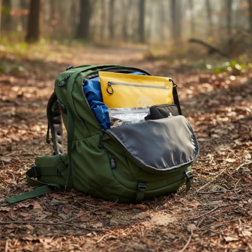 Tactiko 3L Heavy-Duty Zipper Pouch – Splash-Resistant Gear Organizer - color: Yellow