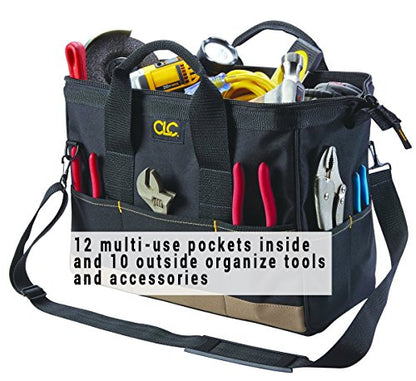 CLC Custom Leathercraft 1165 Large BigMouth Bag, 22 Pocket - size: Large BigMouth Bag with 22 Pocket