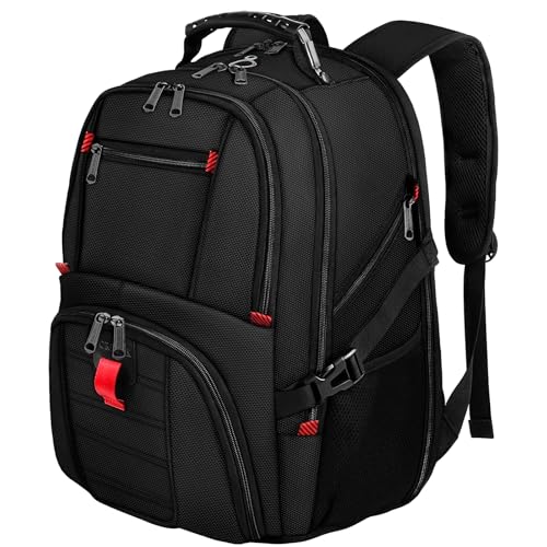 YOREPEK Large Backpack for Men, Extra Large Laptop Backpacks for Men Women, Water Resistant Travel Backpack Airline Approved Business Work Bag Fits 18.4 Inch Computer, Black - color: Black, size: 18.4 Inch