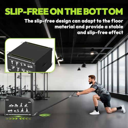 HANDBODE Hip Thrust Bench, Multi-Functional Slip-Free Hip Thrust Machine for Glute Bridge, Box Jump, Push-Ups, Squat, Ab Exercise, Suitable for Home & Gym - color: Hip Thrust Bench-White, style: Hip Thrust Bench
