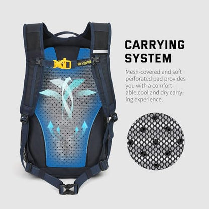 SKYSPER Small Hiking Backpack, 20L/30L Lightweight Travel Backpacks Hiking Daypack for Women Men - color: Lantc20-navyblue, size: 30L