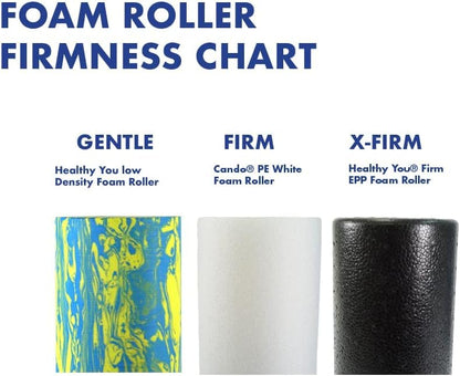 Low Density Soft/Medium Foam Physical Therapy Roller (18" Half Round) - size: 18" Half Round