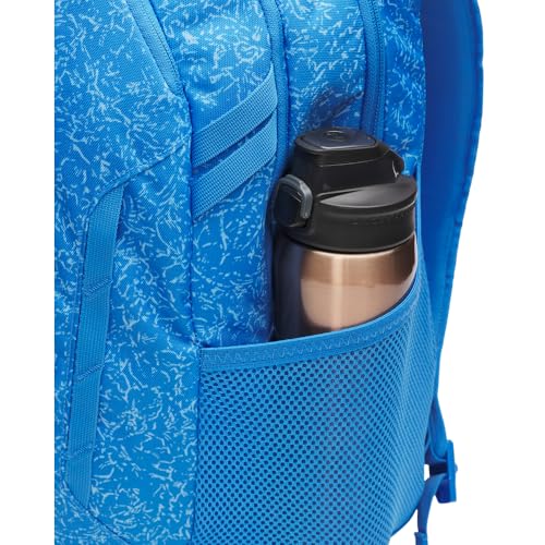 Under Armour Unisex Hustle 6.0 Backpack, (402) Blue Atlantis/Blue Atlantis/Metallic Silver, One Size Fits Most - color: (402) Blue Atlantis / Blue Atlantis / Metallic Silver, size: One Size