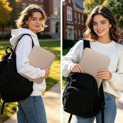 RAINYEAR 13 Inch Laptop Sleeve Compatible with 13.3" MacBook Air/Pro M1 M2 M3 M4 M5 A3449 A3240 A3113 A2681 A2338 Carrying Computer Bag Protective Cover Case (Khaki) - color: Khaki, size: 13"