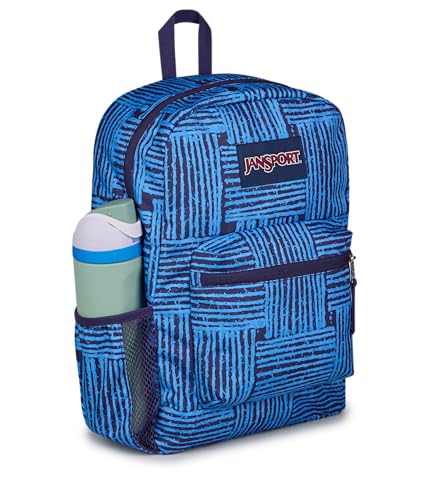 JanSport Cross Town Backpack - Simple Bag for Everyone with 1 Main Compartment, Front Utility Pocket - Premium Class Accessories - Threaded - color: Threaded