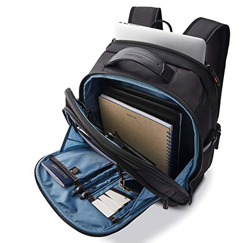 Samsonite Pro Slim Backpack, Shaded Grey/Black, One Size - color: Shaded Grey/Black