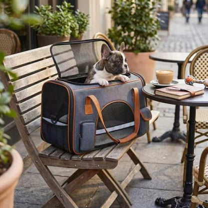 Pesen Large Soft Cat Carrier, 20 x 12 x 11 Inches, Holds Up to 28 lbs
