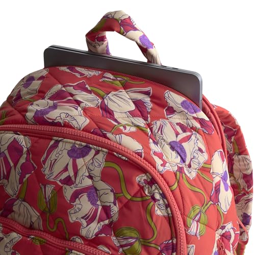 Vera Bradley Women's Featherweight Westover Hybrid Backpack, Swirling Poppies, One Size - color: Swirling Poppies