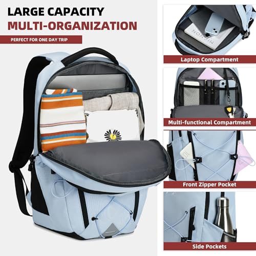 AO ALI VICTORY Women's Laptop Backpack 15.6 inch,Travel Backpack for Men - color: Blue