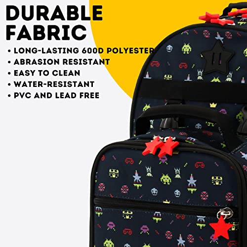 J World Duet Kids Backpack & Lunch Box Set For Boys & Girls Pre-K to Elementary School, Game - color: Game